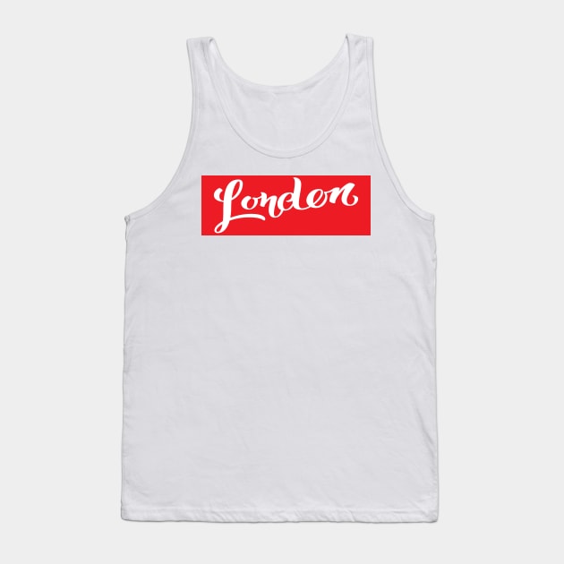 London Tank Top by ProjectX23Red